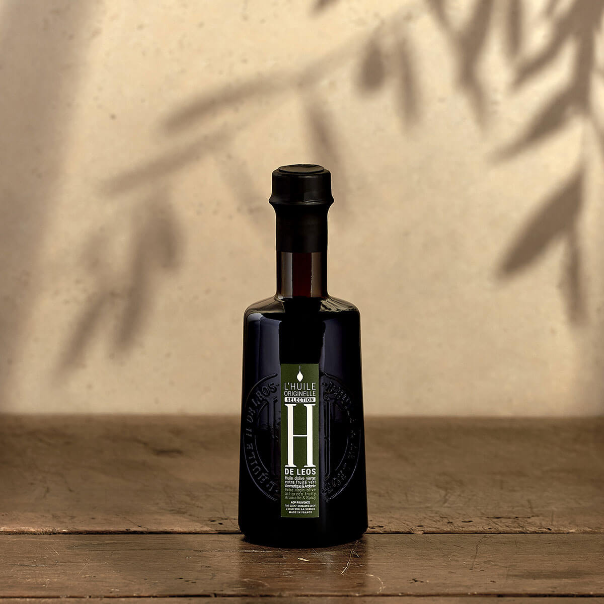 Flacon pour huile d'olive en portion de 100 ml, en verre