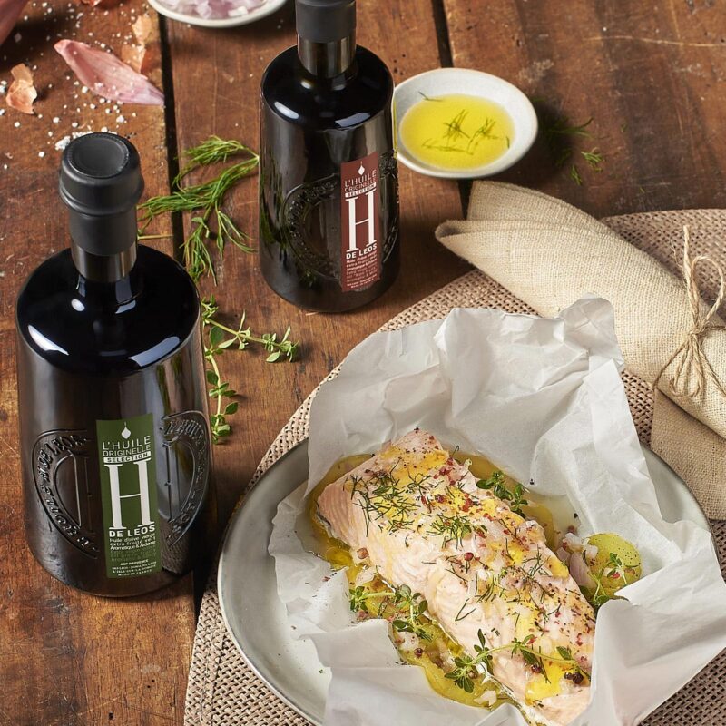H de Leos olive oil - Gift box 2 x 250 ml - Image 2