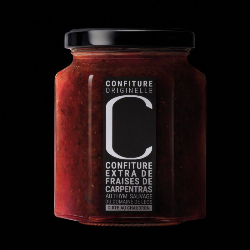 Carpentras strawberry extra jam with wild thyme from Domaine de Leos (Copie) - Image 2