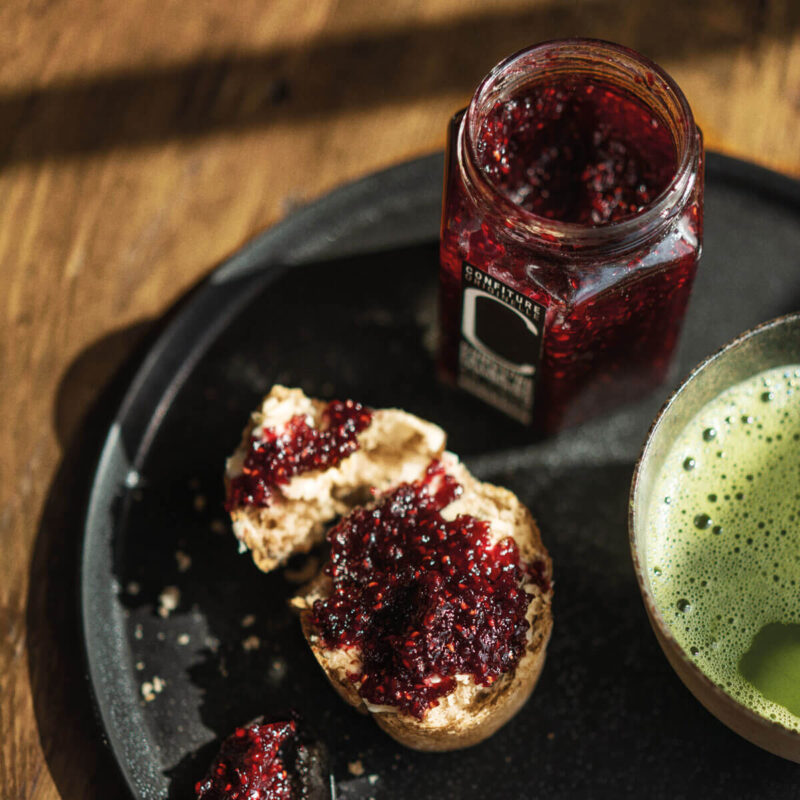 Raspberry “extra” jam with wild thyme from Domaine de Leos - Image 4