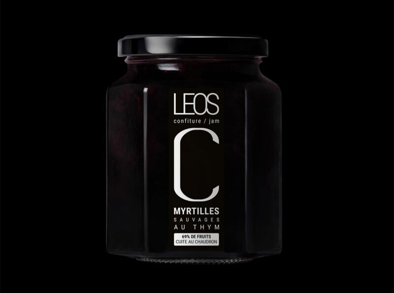 Blueberry extra jam with wild thyme from Domaine de Leos - Image 3