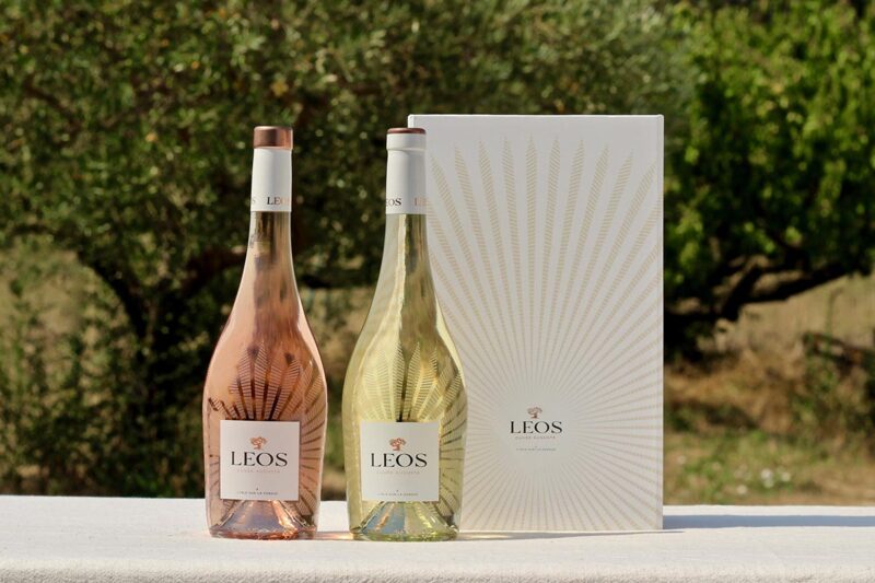Coffret duo vins Leos Cuvée Augusta blanc & rosé - Capsule CRD - Image 2