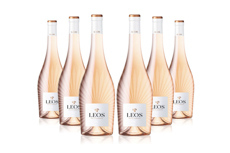 Rosé wine Leos cuvée Augusta - Box of 6 bottles 75 CL / Capsule CRD - Image 2