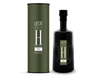 Coffret-cadeau L'Huile H de Leos fruité vert - 500 ml