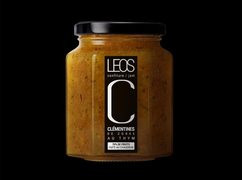 Confiture extra de clémentines de Corse au thym sauvage du Domaine de Leos sans étui – Image 2