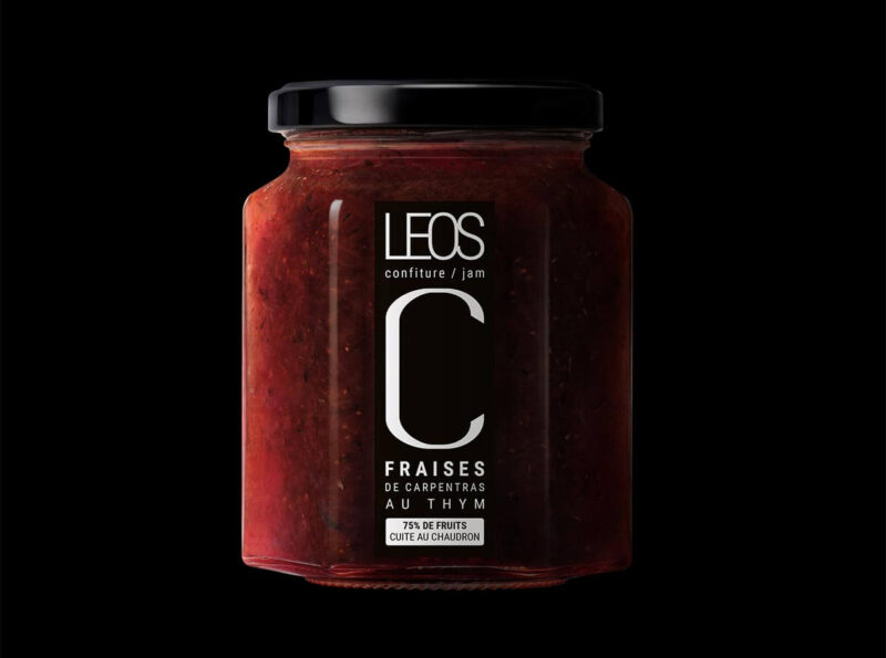 Confiture extra de Fraises de Carpentras au thym sauvage du Domaine de Leos – Image 3