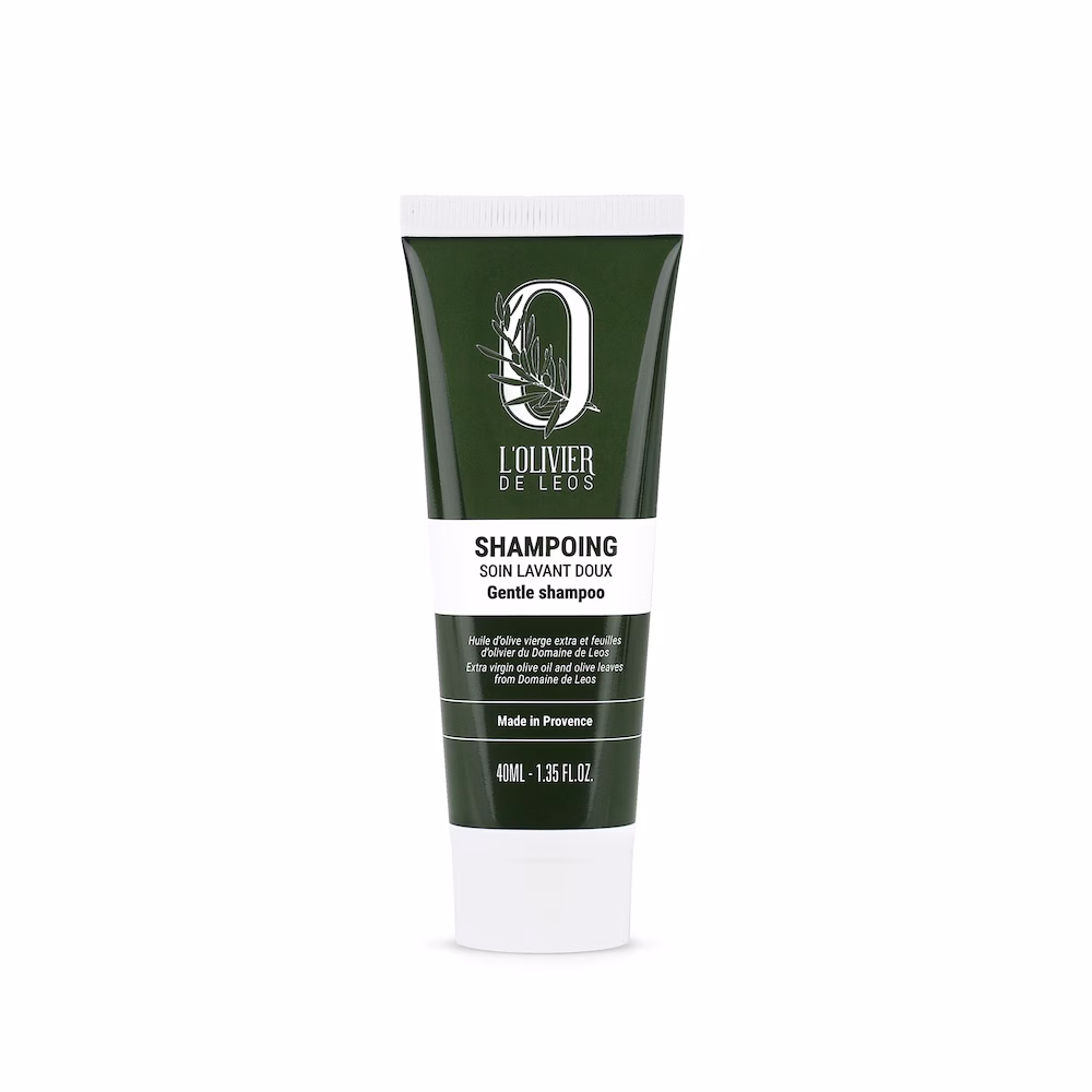 SHAMPOING SOIN LAVANT DOUX FORMAT VOYAGE – L’OLIVIER DE LEOS